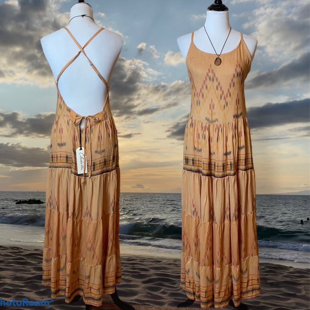 Cleobella Ikat summer dress NWT L